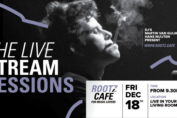Rootz Café presents Tom Waits&Co on Friday 18.12.2020 at 9.30PM EU time
