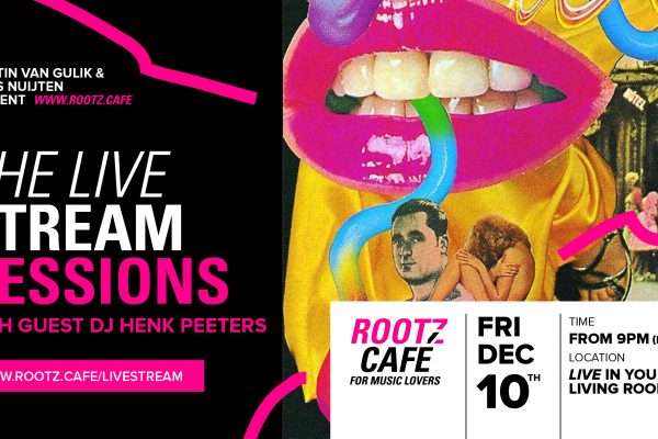 Rootz Café DJ Livestream Session with guest Henk Peeters