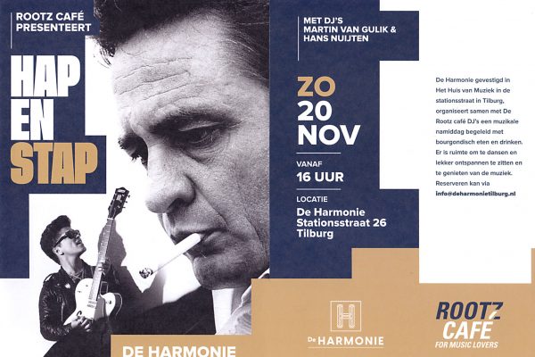 DE HARMONIE & ROOTZ CAFÉ HAP en STAP 20 november 2022