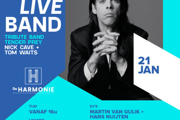 ROOTZ CAFÉ presents Live Band Tribute Nick Cave/Tom Waits 21 January 2024