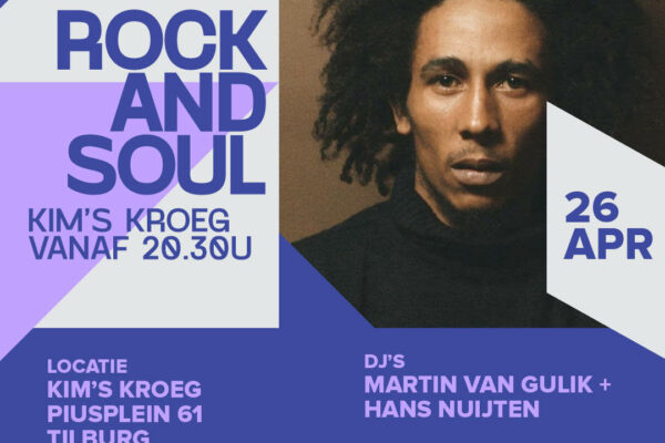 Rootz Café Rock&Soul Night at Kim’s Kroeg Saturday 26 April’25 King’s Day Special