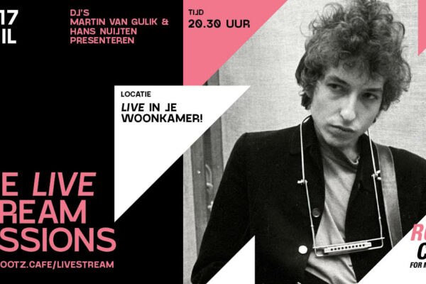 Rootz Café Livestream on Thursday 17 April’25 from 20.30H with guest star DJ Leon