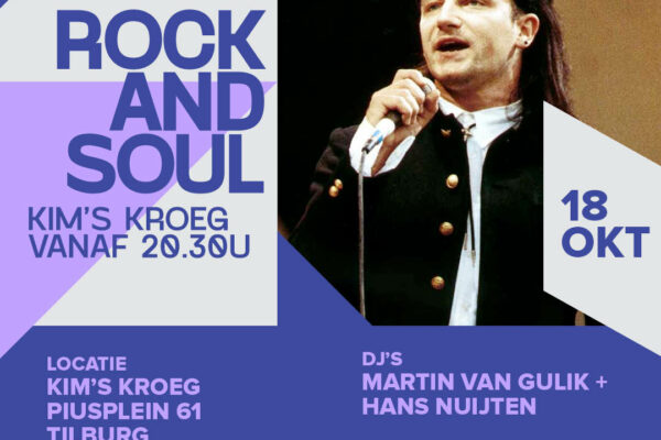 ROCK&SOUL NIGHT at Kim’s Kroeg on Saturday 18.10.2025