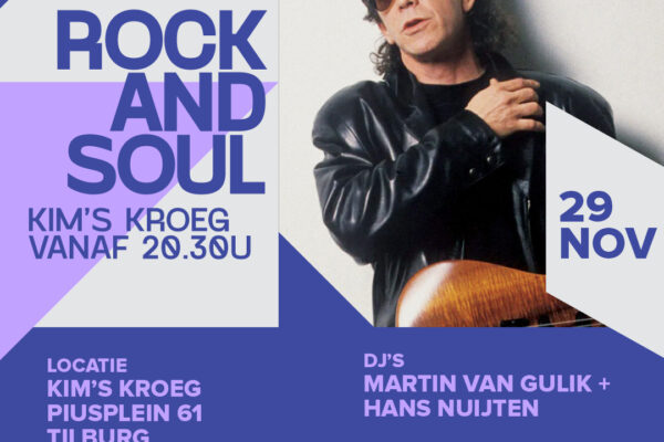 ROOTZ CAFÉ presents ROCK&SOUL night at Kim’s Kroeg 29.11.2025