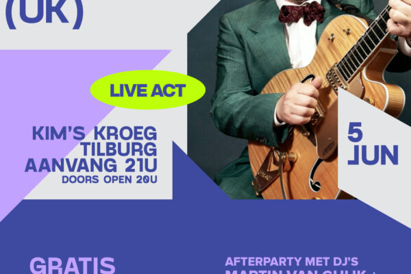 Live Gig James Maddock at Kim’s Kroeg Tilburg Friday 4 June’26