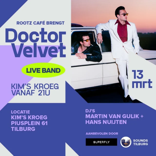 Amsterdamse Rhythm&Blues sensatie! Afterparty met de Rootz Café DJ’s. Tickets 17,50€. Link in bio.